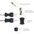RCI23 100% 3ft 2-Channel RECOIL Oxygen Free Copper RCA Audio Cable, Twisted Pair with Noise Reduction