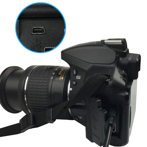Sqrmekoko USB Interface Data Transfer Cable, Compatible with Nikon Digital SLR DSLR D3300 D750 D5300 D7200 D3200,