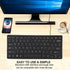 Yoidesu Mini Wired Keyboard, Thin Full Size USB Corded Keyboard for PC, Computer, Laptop, Windows