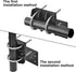 EXDLBFU 6 Antenna Mount Outdoor Antenna Pole Mast Mount Bracket- Heavy Duty Steel with U-Bracket Assembly + Screws