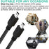 SCOVEE 10ft 50lm 2555lmt 2595lmt 40lm 1300 255w 5 GPS Charger Cable for Garmin Navigator Nuvi etc,USB A Male to Mini