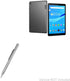 BoxWave FineTouch Stylus Pen for Lenovo Tab M8 (2nd Gen) HD - Super Precise Stylus, Metallic Silver