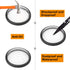 2 Pcs FitStill Lens Cover Kit for Go Pro MAX Action Camera, Sticky Lens Guards, Waterproof Transparent Lens Protector