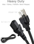 Heavy-Duty Power Station Charging Cable, Fast Charging Cable for Jackery Explorer 2000/1500/1000 Pro,Ecoflow Delta/River Series,Bluetti EB3A;Anker 757/767,125Volt 15Amps Universal AC Power Cord(6FT)