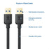 Cable Matters Long USB 3.0 Cable 10ft, USB to USB A Male to Male Cord in Black