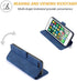 UEEBAI Case for iPhone SE 2022/7/8/SE 2020, Luxury PU Leather Wallet Flip Cover with Card Slots and Magnetic Stand