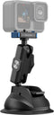 TELESIN Suction Cup Car Mount for GoPro 13 Strong Magnetic Base, Dual Ball