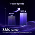 U-SPEED AX1500 6 1.5 WPA3, WiFi Router Dual Band Wireless Internet Router, Wireless Speed Up to Gbps, Full Gigabit