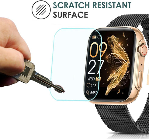 6 Pack G36 1.91" Watch Screen Protector Film Compatible with Banlvs G36 Smartwatch, Anti-Scratch HD Clear