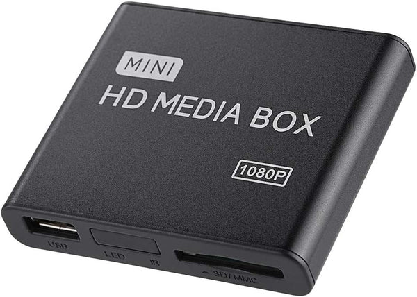 Fupi 1080P Full-HD Digital Media Player, HDMI/AV/VGA Output, 7.1 Surround Sound, HDMI Media