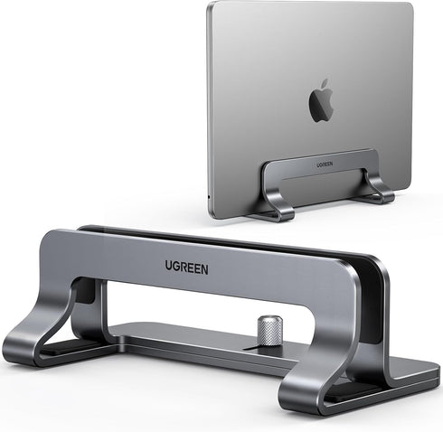UGREEN Vertical Laptop Stand Holder for Desk Compatible with MacBook Pro, MacBook Air
