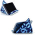 Handmade Fabric Phone Holder for Desk, Phone Pillow Stand for iPhone 15 16 Pro, Bean Bag Holder for iPhone 13 (Blue)