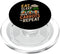 Vegetables Carrots Lover Gifts Eat Sleep Grow Carrots Repeat Funny Carrot Lover PopSockets PopGrip for MagSafe