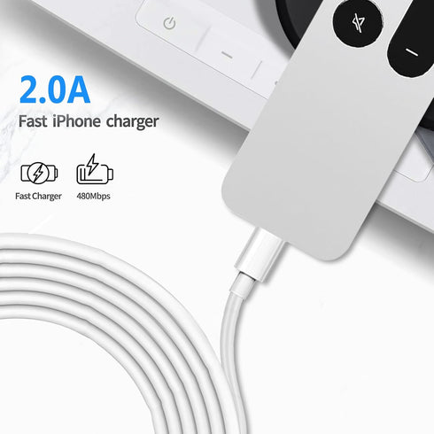 Wall Charger for Apple TV Remote (3rd) (Not for 1st 2nd), Airpods Pro 2nd Gen USB C to USB Cable for Siri Remote