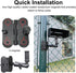 Fotoleey 360 14/13/12, 12/11 Magnetic Phone Fence Post Mount for Mevo Start- Quick Install, Adjustable with Weather