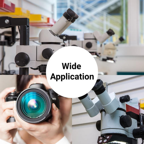 Adjustable Optical Diaphragm Microscope Adapter, 1.5-25mm Camera Diaphragm Lens with Adjustable Aperture