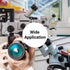 Adjustable Optical Diaphragm Microscope Adapter, 1.5-25mm Camera Diaphragm Lens with Adjustable Aperture