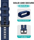 OVERSTEP Soft Silicone Replacement Bands for Fenix 7X, 26mm Width Strap for Fenix 7X Pro/6X/5X/3 Smartwatch