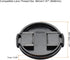 PATIKIL Camera Lens Cap, 4 Pack Sides Pinch Front Lens Cover with Microfiber Cleaning Cloth for 46mm Thread Universal DSLR Lenses for Nikon, for Fujifilm, for Pentax, for Leica
