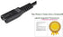 UpBright AC Power Cord Cable - Compatible with ION Audio Sport IPA84, Bluetooth Portable Speaker, 2-Prong
