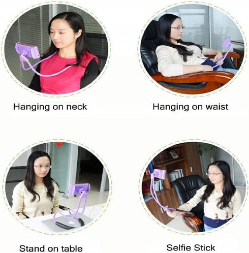 Chapter Seven Universal Smart Mobile Phone Stand, Flexible Neck Mount Holder for DIY Free Rotating Functions