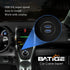 BATIGE 2 Ports Dual USB 3.0 Male to USB 3.0 Female AUX Flush Mount Car Extension Cable for Car Truck Boat Motorcycle,