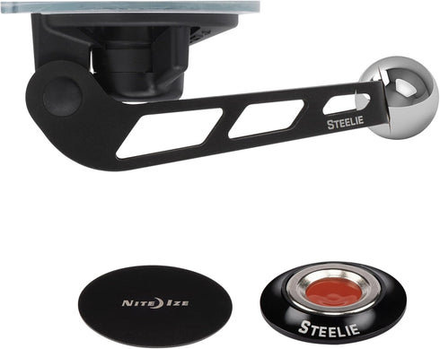 Nite Ize Steelie Windshield Kit, Magnetic Cell Phone Holder for Car Accessories, Sturdy Car Windshield Mount