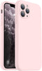 Vooii iPhone 11 Pro Max Case - Chalk Pink, Upgraded Liquid Silicone, Square Edges, Camera Protection, Soft Microfiber