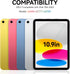 Keyboard Case for iPad 10th Generation 10.9 Inch (2022 Release), Detachable Bluetooth Keyboard & Flip Stand Case