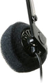 Mini Stereo Lightweight Headphones by Parts Express - 4 Foot Cord for Ultimate Comfort and Sound Quality.