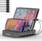 Charging Station for Multiple Devices, MSTJRY 5 Port Multi USB-A Charger Station with Power Switch for iPhone, iPad,