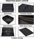 Printer Dust Cover, Antistatic Water-Proof Heavy Duty 600D Nylon Sleeve for HP, EPSON, CANON, BROTHER Printers