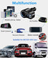 4 in 1 USB C Car Charger, 168W Multi USB Cigarette Lighter Adapter with 3 USB Ports, Dual USB Type C PD Fast Car Charger