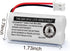 GEILIENERGY BT162342 BT262342 Battery Compatible with VTech CS6114 CS6419 CS6719, AT&T EL52300, Pack of 2