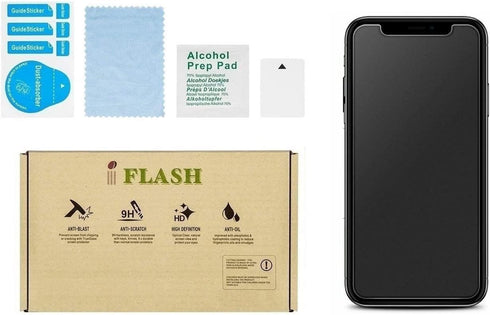 IFLASH iPhone Screen Protector, Matte Tempered Glass Shield for Apple iPhone 11