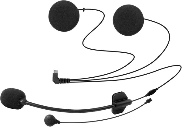 FreedConn Microphone Headphone Headset, Soft Cable Headset Accessory for Motorcycle Helmet Bluetooth Intercom