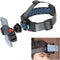 Head-Mounted Mobile Phone Holder, First-Person View Video Bracket with Clip for iPhone, Samsung, All Smartphones