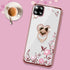 B-wishy Glitter Crystal Butterfly Heart Floral Case for Samsung Galaxy A12 5G, Slim Luxury Bling TPU with Ring Grip