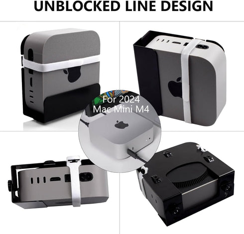 Gmailmall Cable Box Wall Mount Modem Mount Adjustable Wall Mount for Most Small Media PlayersRoku, Amazon Fire TV