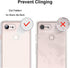 Unov Pixel 3 XL Case, Clear with Design Soft TPU Shock Absorption Slim Embossed Floral Pattern (Flower Bouquet)