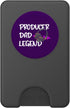 Funny Music Producer Apparel Producer Dad Legend Funny Music Producer PopSockets PopWallet for MagSafe