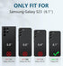 FNTCASE Rugged Protective Case for Samsung Galaxy S23 - Military Grade Drop Proof with Kickstand, Shockproof TPU Matte