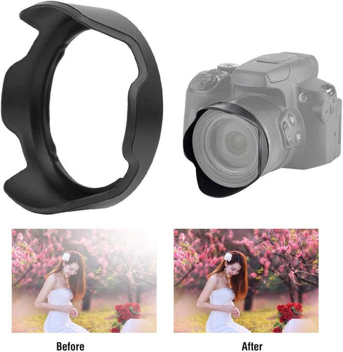 LH-DC90 Plastic Lens Hood Replacement for Canon Power Shot SX60 SX70SH