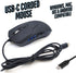 CBUS 6-Button 4 Wired USB C Mouse, Quiet Click Computer Mouse - DPI Speeds, Ergonomic, LED Backlight - Compatible