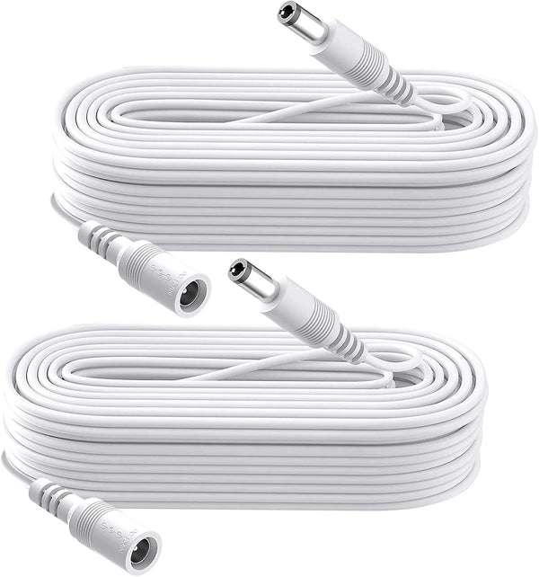 Security-01 33FT 10M DC Power Extension Cable 5.5mm x 2.1mm, 12V/24VPower Extension Cord