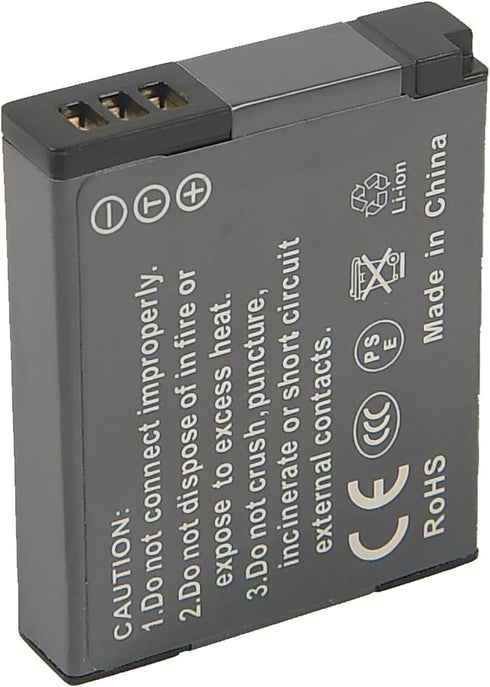 DSTE 2-Pack DMW-BCM13 DMW-BCM13e Li-ion Battery for Panasonic Lumix DMC-TZ60 ZS30 ZS35 ZS40 ZS45 ZS50