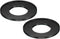 PATIKIL 43mm-77mm Metal Step Up Ring - 2 Pack Camera Lens Filter Adapter Ring for Lenses Hood, Black