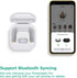 Powerbeats Pro Charging Case Replacement with Bluetooth Pairing Sync Button & 700mAh Battery (White) - No Earbuds