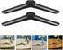 FOMIYES 40-inch Tv Stand Legs Replacement with Screws, Universal Tv Base Bracket Support, Hardware Mount for Living