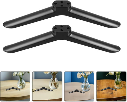 Homoyoyo 2 40-inch Universal Tv Stand Legs Base with Screws, Pairs Television Support Brackets for Flat Screen Tvs